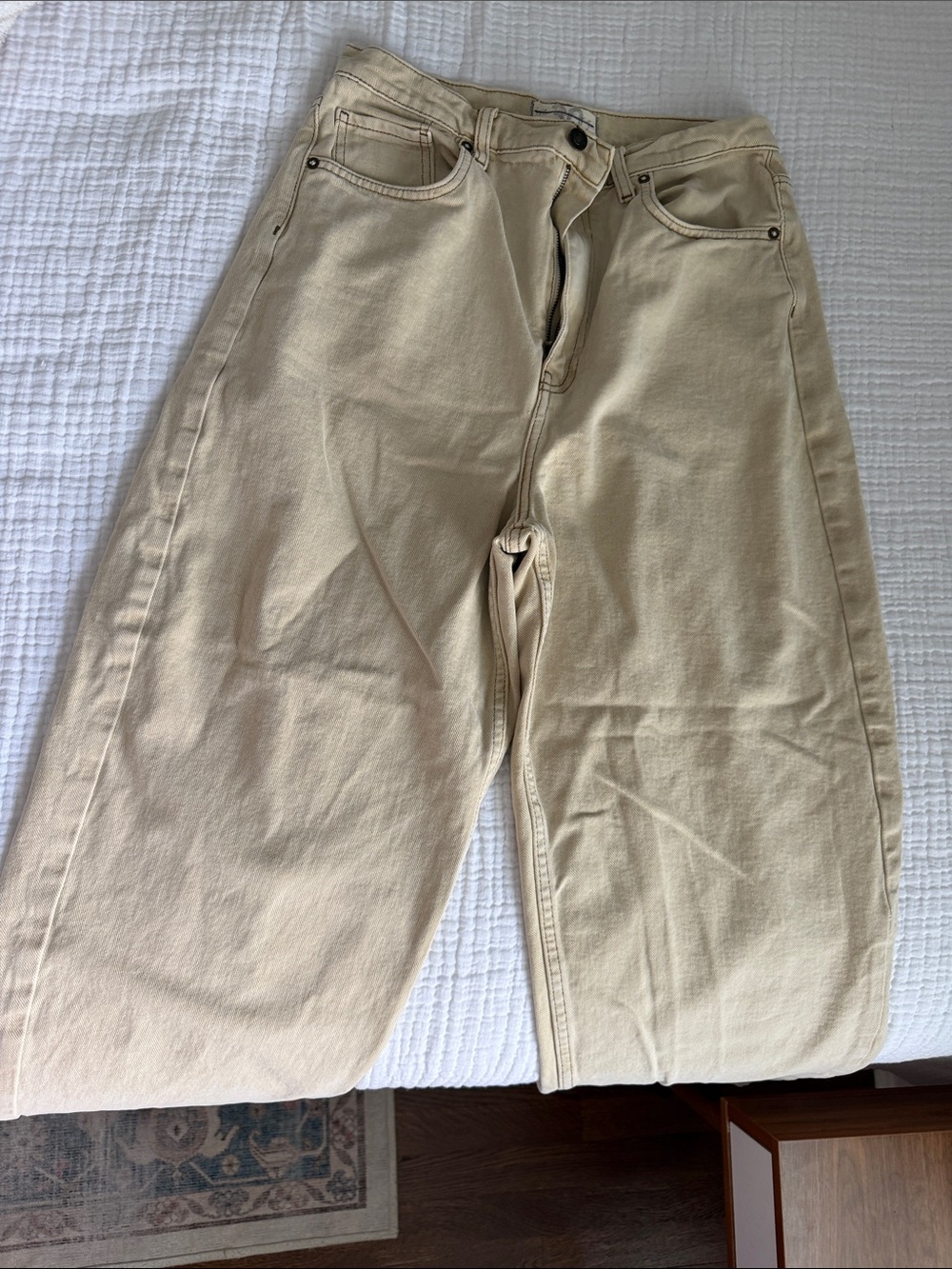 We The Free Cream Straight-Leg Chinos